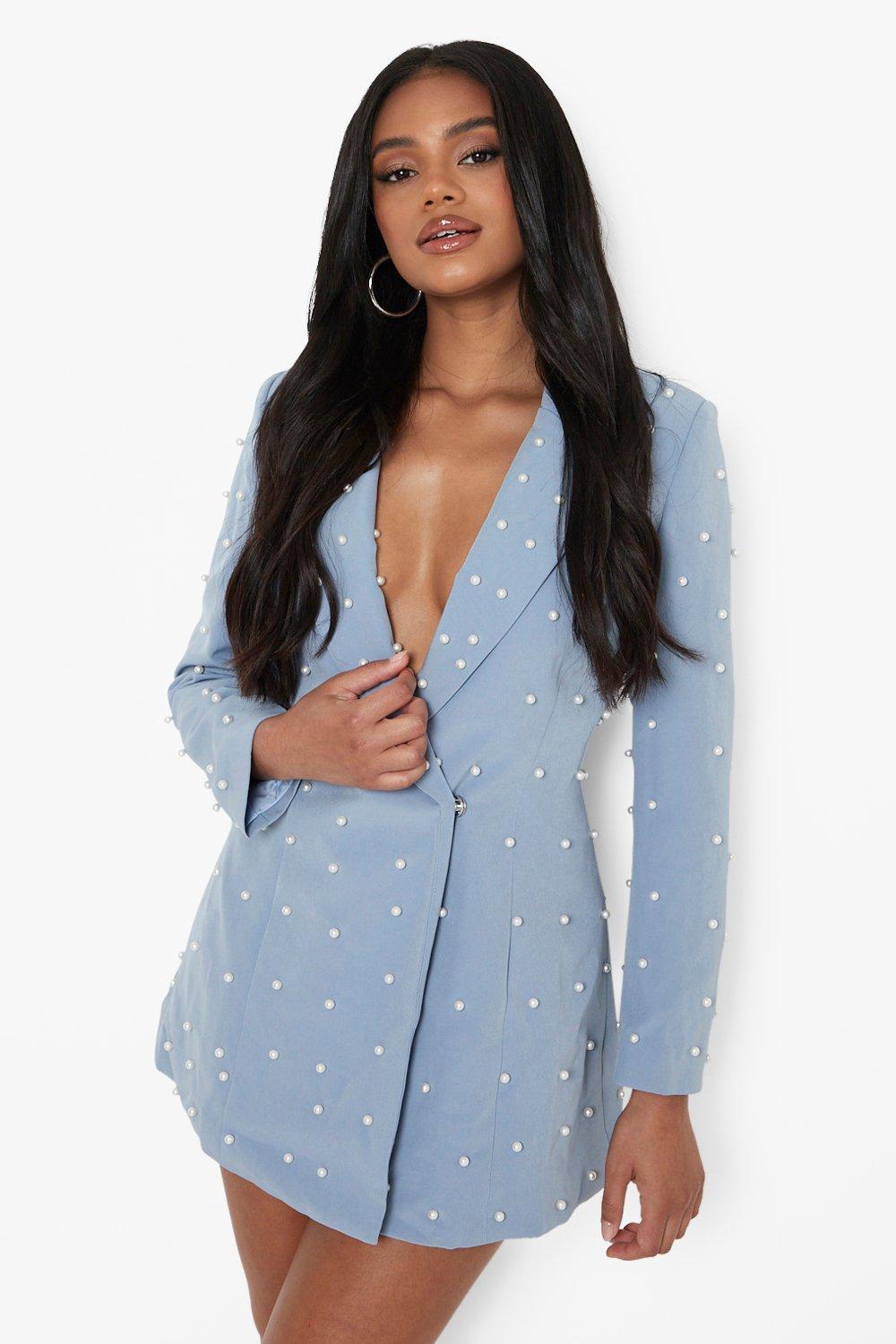 Boohoo petite shop blazer dress